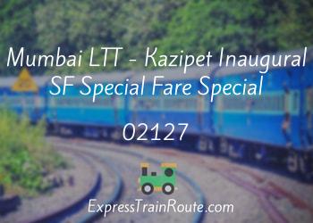 02127-mumbai-ltt-kazipet-inaugural-sf-special-fare-special