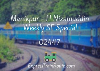 02447-manikpur-h-nizamuddin-weekly-sf-special