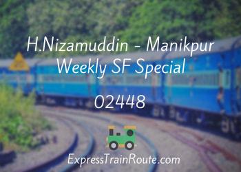 02448-h.nizamuddin-manikpur-weekly-sf-special