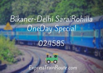 02458S-bikaner-delhi-sarairohilla-oneday-special
