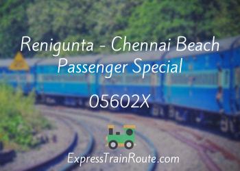05602X-renigunta-chennai-beach-passenger-special