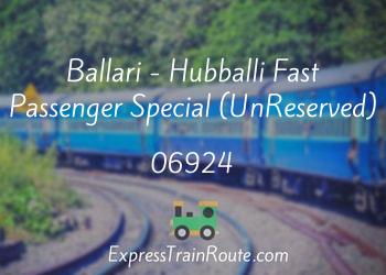 06924-ballari-hubballi-fast-passenger-special-unreserved
