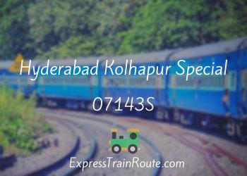 Hyderabad To Kolhapur Distance By Road Hyderabad Kolhapur Special - 07143S Route, Schedule, Status & Timetable