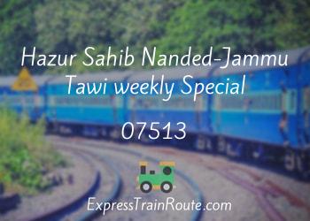 07513-hazur-sahib-nanded-jammu-tawi-weekly-special
