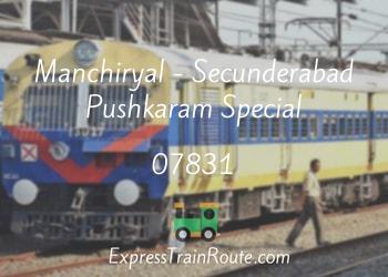 07831-manchiryal-secunderabad-pushkaram-special