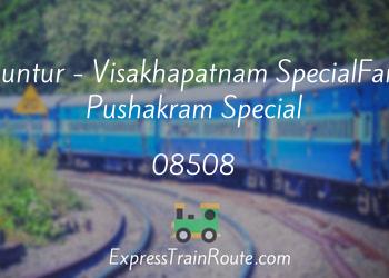 08508-guntur-visakhapatnam-specialfare-pushakram-special