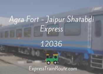 12036-agra-fort-jaipur-shatabdi-express