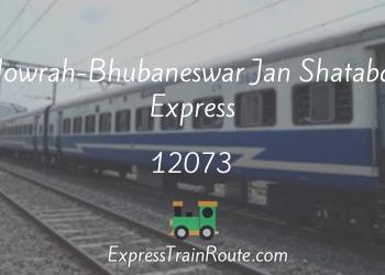 Howrah-Bhubaneswar Jan Shatabdi Express - 12073 Route, Schedule, Status &  TimeTable