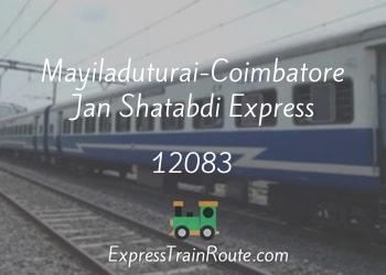 12083-mayiladuturai-coimbatore-jan-shatabdi-express