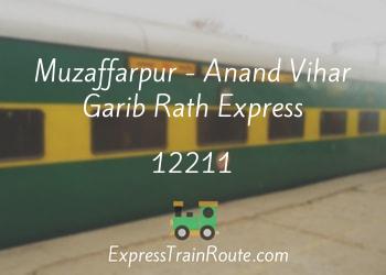 12211-muzaffarpur-anand-vihar-garib-rath-express
