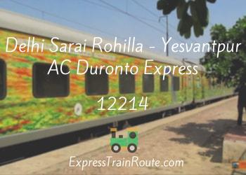 12214-delhi-sarai-rohilla-yesvantpur-ac-duronto-express