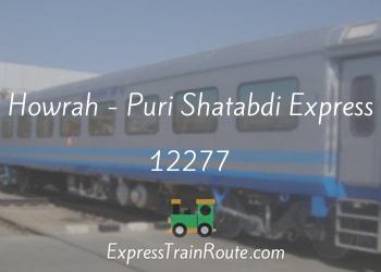 12277-howrah-puri-shatabdi-express