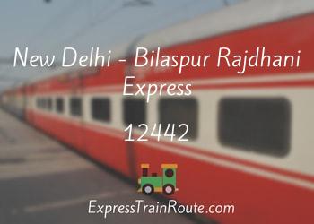 12442-new-delhi-bilaspur-rajdhani-express