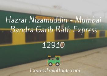12910-hazrat-nizamuddin-mumbai-bandra-garib-rath-express