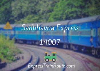 14007-sadbhavna-express