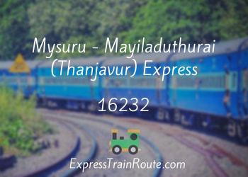 16232-mysuru-mayiladuthurai-thanjavur-express
