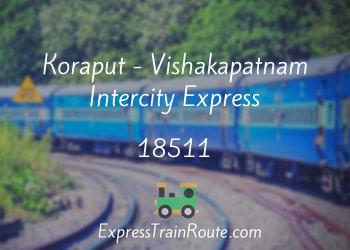 18511-koraput-vishakapatnam-intercity-express