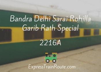 2216A-bandra-delhi-sarai-rohilla-garib-rath-special