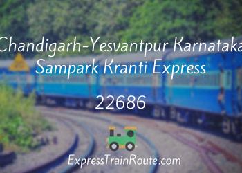 22686-chandigarh-yesvantpur-karnataka-sampark-kranti-express