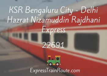22691-ksr-bengaluru-city-delhi-hazrat-nizamuddin-rajdhani-express