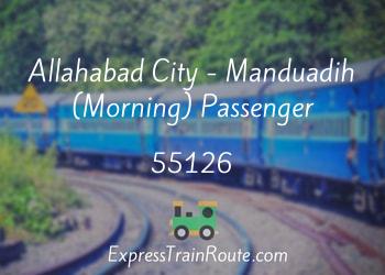 55126-allahabad-city-manduadih-morning-passenger