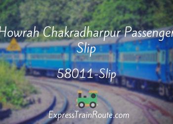 58011-Slip-howrah-chakradharpur-passenger-slip