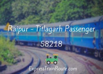 58218-raipur-titlagarh-passenger