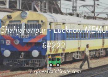 64222-shahjahanpur-lucknow-memu