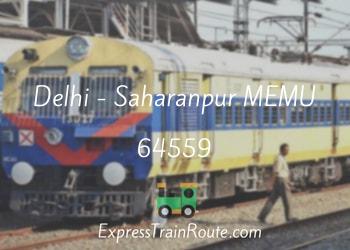 64559-delhi-saharanpur-memu