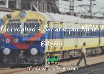 64565-moradabad-saharanpur-memu