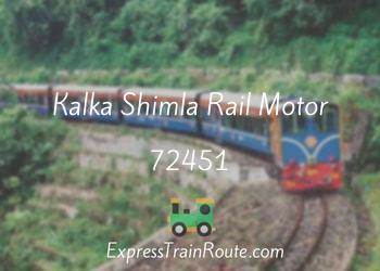 72451-kalka-shimla-rail-motor
