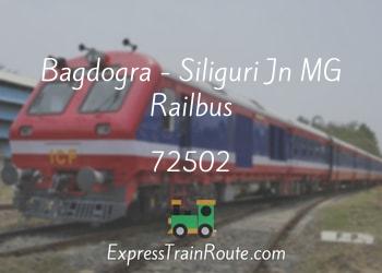 72502-bagdogra-siliguri-jn-mg-railbus