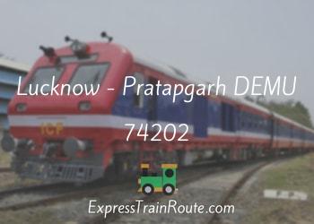 74202-lucknow-pratapgarh-demu