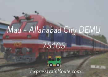 75105-mau-allahabad-city-demu