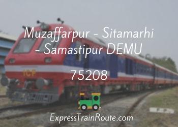 75208-muzaffarpur-sitamarhi-samastipur-demu