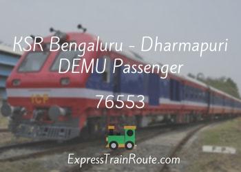 76553-ksr-bengaluru-dharmapuri-demu-passenger