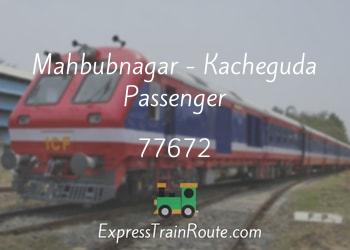 77672-mahbubnagar-kacheguda-passenger